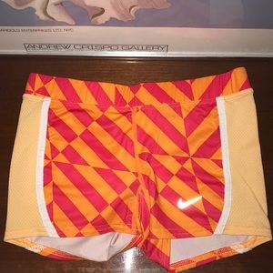 Nike dri fit compression shorts colorful size xs